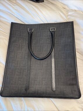 FENDI Black Monogram Tote Bag - Designer Style